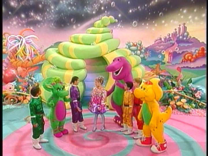 barney in outer space