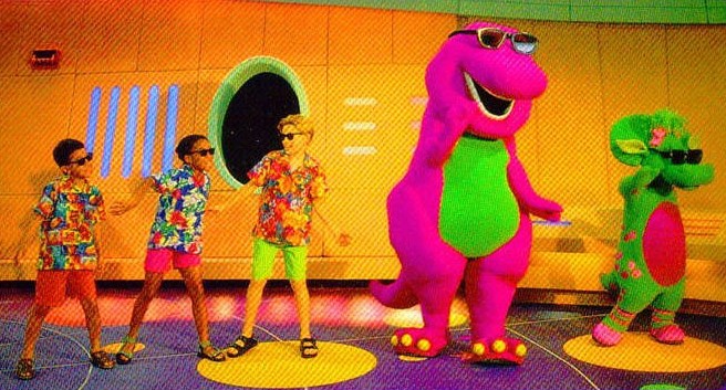 barney in outer space spanish