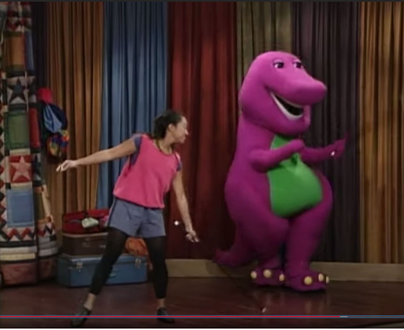 sing and dance with barney min