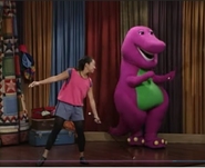 Barney and Min tap dancing