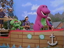 Barney and his friends sailing to Coco Island (from the episode "Ship, Ahoy!").