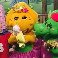 Trading Places Barney Wiki Fandom Everyone's favorite big purple dinosaur takes his little friends on an exciting trip to the imagination runs wild when barney and his friends bj and baby bop travel to the land of make believe. trading places barney wiki fandom