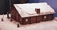 The model version of Santa's workshop designed by Jess Nelson.