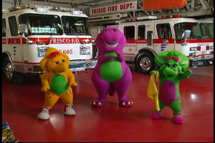 in the Firehouse" is an original Barney song that only appeared in...