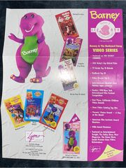 A Barney & The Backyard Gang catalog from 1990