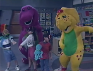 Barney & BJ in "An Adventure In Make Believe"