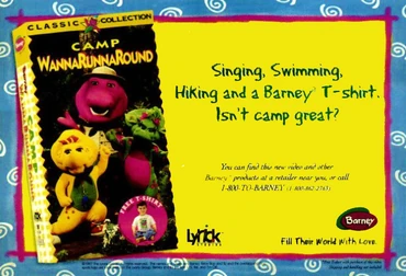 Promotional advertisement for Camp WannaRunnaRound.