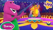 Thumbnail for Barney's Super Singing Circus for the official Barney YouTube channel.