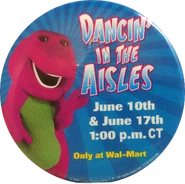 Exclusive pin handed out at the event