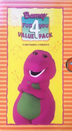 Barney Fun 4 You Value Pack (includes Campfire Sing-Along, Barney Goes to School, Barney Safety and Barney's All Aboard for Sharing!)