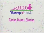 Caring Means Sharing Title Card