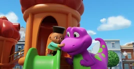 David and Barney in Little By Little