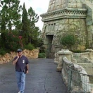 Director Fred Holmes on set