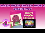 Barney- Disney Channel Intro & Credits 1990