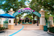 Entrance to A Day in the Park with Barney.