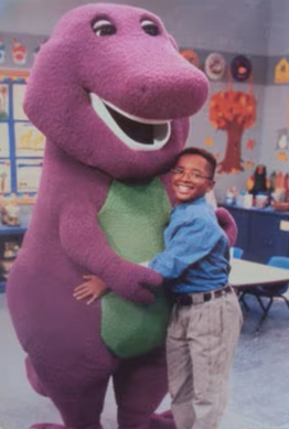 Derek hugging Barney during S2