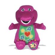 Barney The Dinosaur 20th Anniversary Light Up Sing And Celebrate Plush