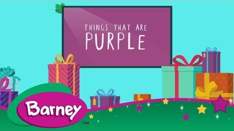 Barney 💜 Things That Are Purple WATCH BARNEY ON UNIVERSAL KIDS!