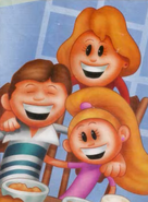 Michael and Amy's Dad as he appears in the novelization of "The Backyard Show"