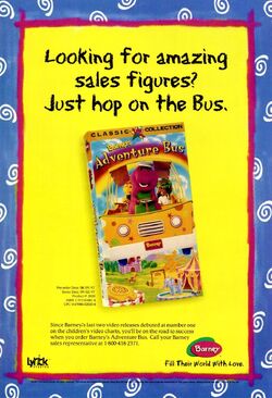 Barney's Adventure Bus promo