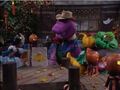 As sung in "Barney's Halloween Party"