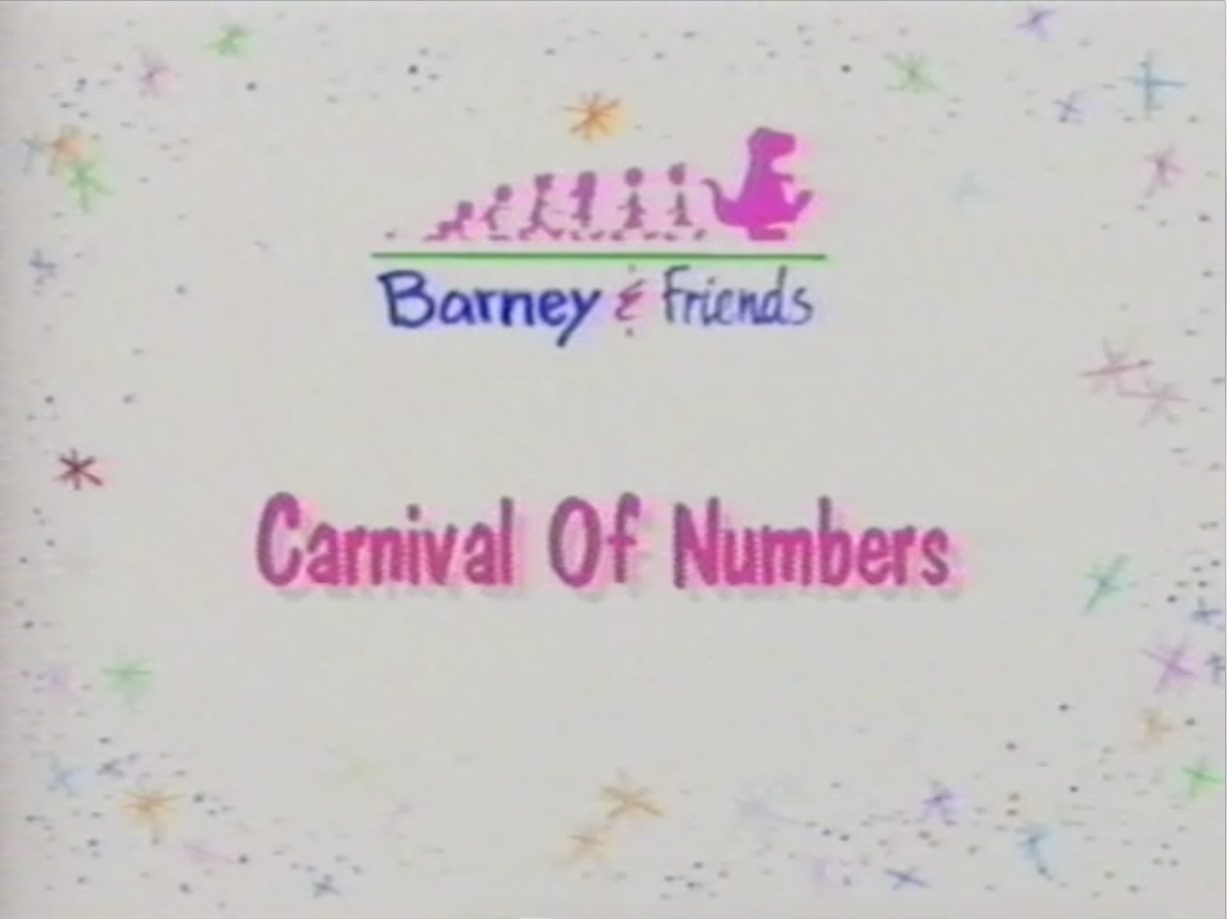 Carnival Of Numbers Barney Friends Wiki Fandom