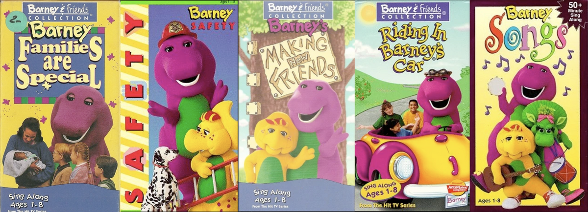 Barney's Original 1995 VHS | Barney&Friends Wiki | Fandom