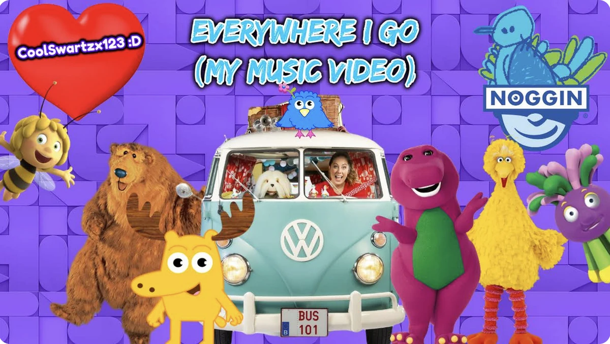 Noggin Everywhere I Go (My Music Video) Barney&Friends Wiki Fandom