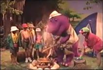 barney campfire sing along behind the scenes