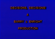 Decisions, Decisions - 1979