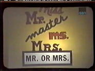 Mr. or Mrs.