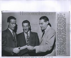 TWENTY-ONE, Jack Barry, Charles Van Doren [notorious 1957 episodes], 1956-1958  Stock Photo - Alamy