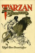 Tarzan and the Golden Lion first edition cover