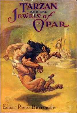 Tarzan and the Jewels of Opar first edition cover