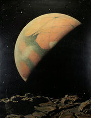 Mars as Seen from Deimos by Howard Russell Butler