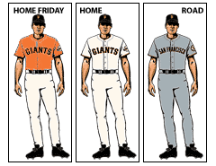 San Francisco Giants Home Uniform - National League (NL) - Chris