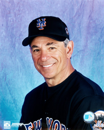 Mets Bobby Valentine fake mustache for Old Timers' Day