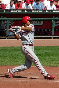  Bobby Abreu baseball card (Astros Phillies legend