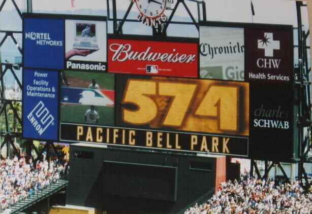 San Francisco: AT&T Park - Seals Plaza, Located behind cent…