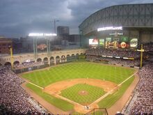 the left field signage isue at Minute Maid Park