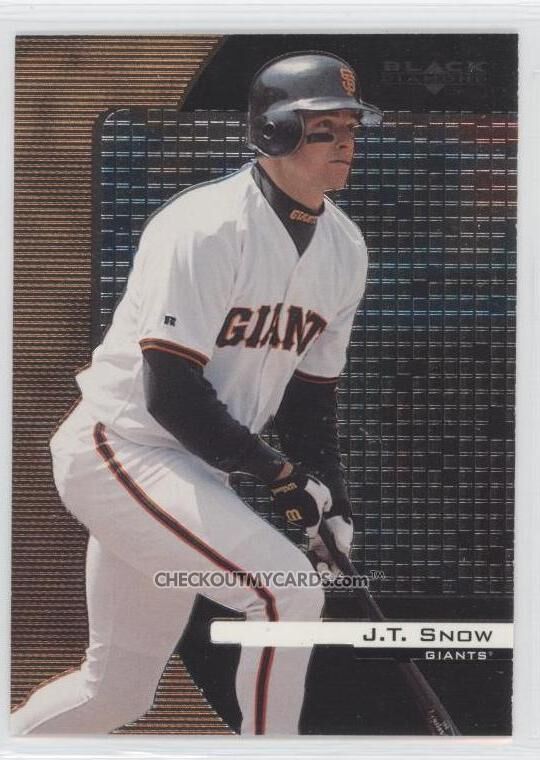 J.T. SNOW San Francisco Giants 2001 Majestic Throwback Baseball