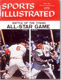 SPORTS ILLUSTRATED August 1, 1955 Ted Williams cover