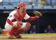 A photo of Lou Marson.