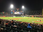 SF Giants Night Game