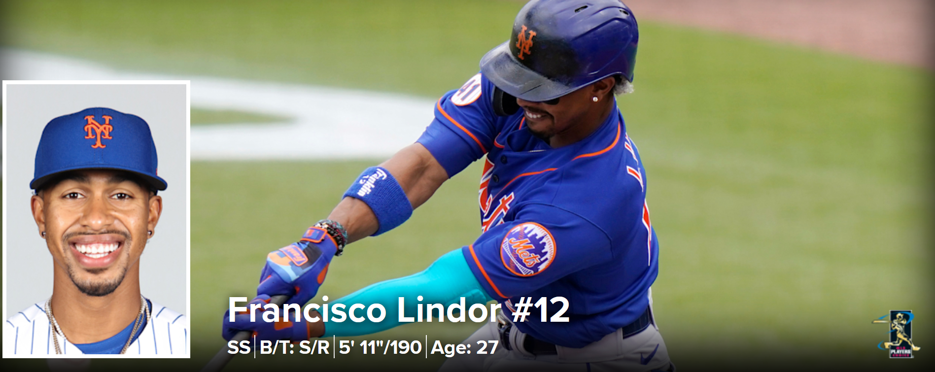 Mets Combined No-Hitter - Francisco Lindor #12 - Game Used Black