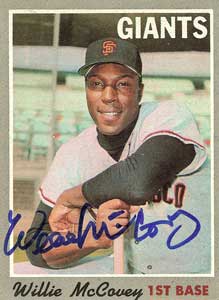 Autographed WILLIE MCCOVEY San Diego Padres 8x10 photo - Main Line