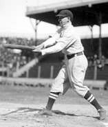 Van Zandt batting for the St. Louis Browns