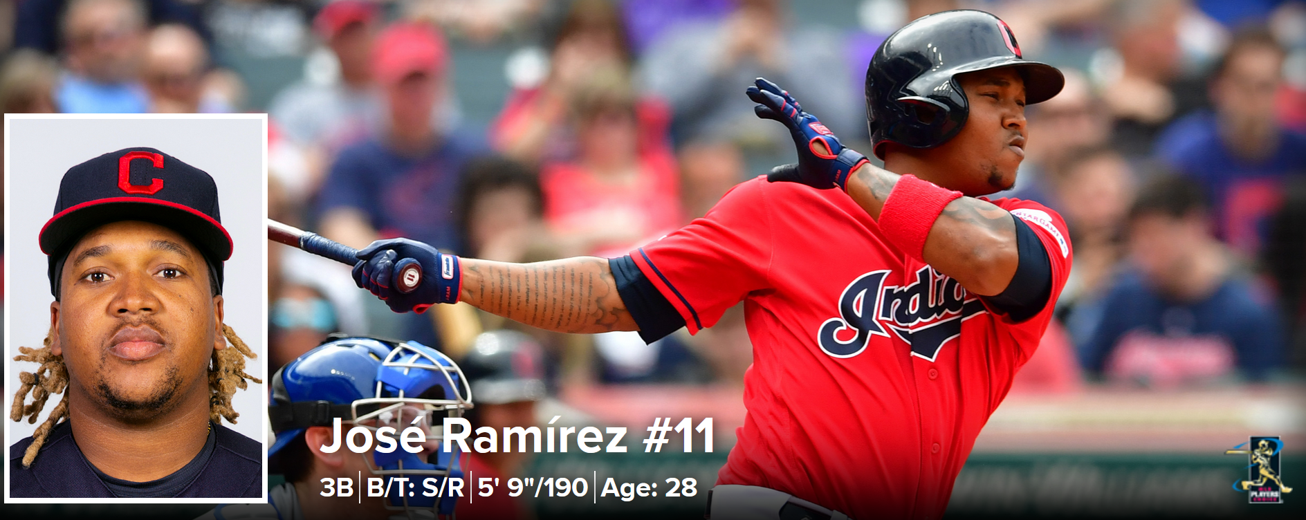 Mini Jose' Indians create awesome Jose Ramirez replica baseball