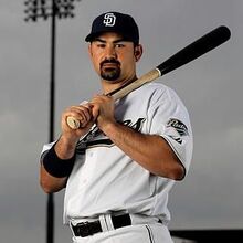 Brothers Edgar Gonzalez #2 and Adrian Gonzalez #23  San diego padres  baseball, Padres baseball, Baseball girlfriend