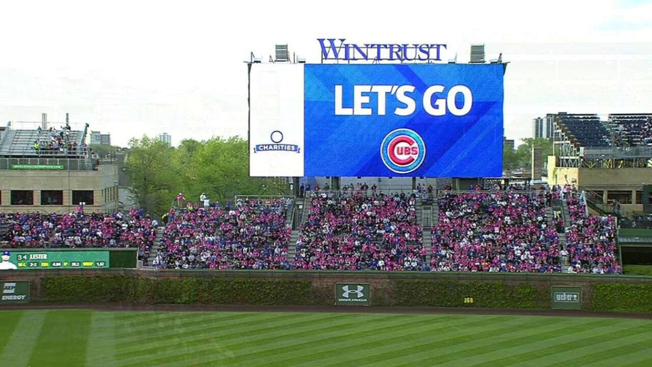 Photo: Wrigley Field's new LED board 